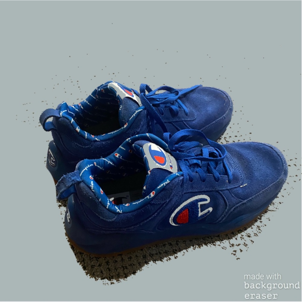 Champion 93 Eighteen Big C CM100106M Mens Blue Casual Lifestyle Sneakers Shoes